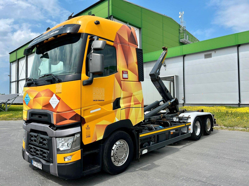 Renault T Solo ohne Abrollkipper oder Meiller-Haken - Camion plateau, Camion grue: photos 1 Renault T Solo ohne Abrollkipper oder Meiller-Haken - Camion plateau, Camion grue: photos 1