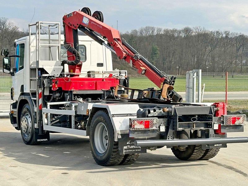 Scania P 250 * HMF 635 K2 + FUNK * TOPZUSTAND - Camion benne, Camion grue: photos 4 Scania P 250 * HMF 635 K2 + FUNK * TOPZUSTAND - Camion benne, Camion grue: photos 4