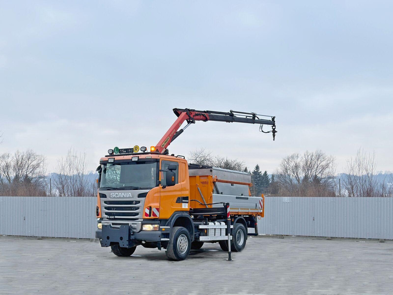 Scania R 420 * PK 11002/FUNK * sandblaste - Camion benne, Camion grue: photos 4 Scania R 420 * PK 11002/FUNK * sandblaste - Camion benne, Camion grue: photos 4