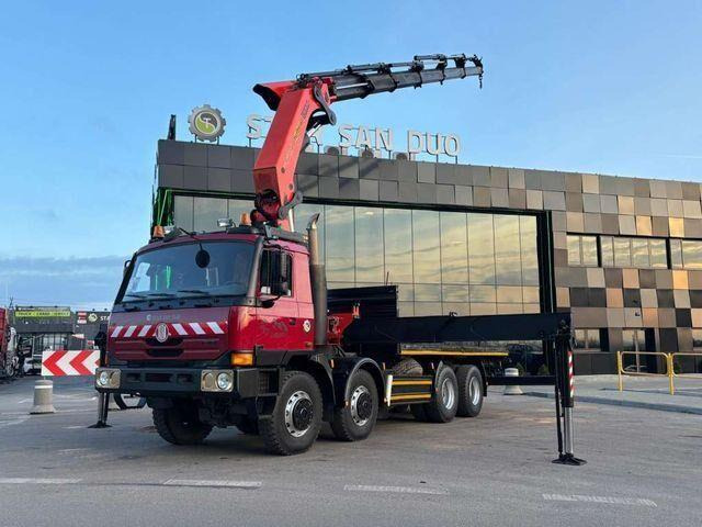 Tatra T815 8x8 PALFINGER PK 74002 Crane Kran - Camion plateau, Camion grue: photos 1 Tatra T815 8x8 PALFINGER PK 74002 Crane Kran - Camion plateau, Camion grue: photos 1
