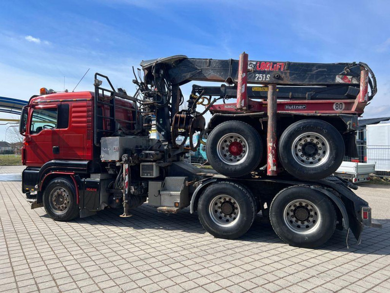 MAN TGS 26.540 6x4 Darus nyergesvontató + rönkszállító pótkocsi Logl - Tracteur routier: photos 5 MAN TGS 26.540 6x4 Darus nyergesvontató + rönkszállító pótkocsi Logl - Tracteur routier: photos 5