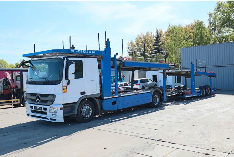 Mercedes-Benz Actros 1841 Car transporter + Trailer - Tracteur routier: photos 1 Mercedes-Benz Actros 1841 Car transporter + Trailer - Tracteur routier: photos 1