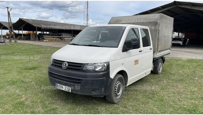 Volkswagen Transporter T5 Doka curtain side - Utilitaire rideaux coulissants (PLSC), Utilitaire double cabine: photos 2 Volkswagen Transporter T5 Doka curtain side - Utilitaire rideaux coulissants (PLSC), Utilitaire double cabine: photos 2