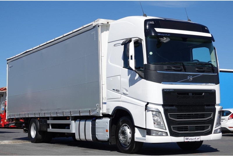Volvo FH 420 / 4x2 / SOLÓWKA / FIRANKA 9.10 M / I-PARK COOL / WINDA DH - Camion à rideaux coulissants: photos 5 Volvo FH 420 / 4x2 / SOLÓWKA / FIRANKA 9.10 M / I-PARK COOL / WINDA DH - Camion à rideaux coulissants: photos 5