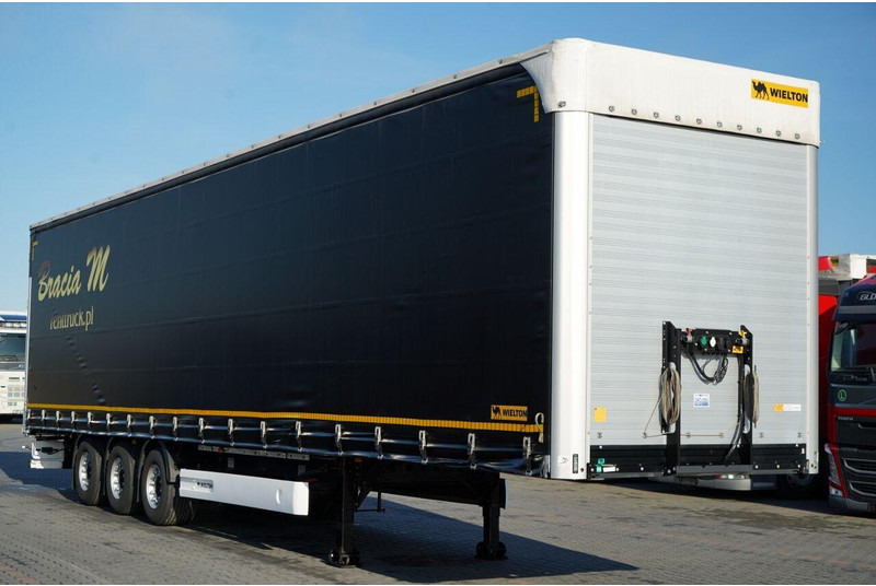 Wielton FIRANKA / MEGA / LOWDECK / MAŁO UŻYWANA / 80 TYS KM / OŚ PODNOSZ - Semi-remorque rideaux coulissants: photos 1 Wielton FIRANKA / MEGA / LOWDECK / MAŁO UŻYWANA / 80 TYS KM / OŚ PODNOSZ - Semi-remorque rideaux coulissants: photos 1