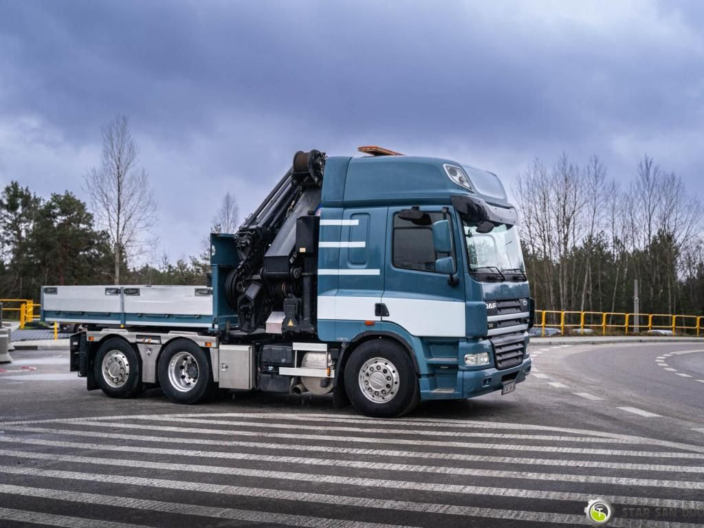 DAF CF 460 6x2 HMF 6020 HDS Crane Fly Jib 5th DAF CF 460 6x2 HMF 6020 HDS Crane Fly Jib 5th - Camion grue, Camion plateau: photos 3 DAF CF 460 6x2 HMF 6020 HDS Crane Fly Jib 5th DAF CF 460 6x2 HMF 6020 HDS Crane Fly Jib 5th - Camion grue, Camion plateau: photos 3