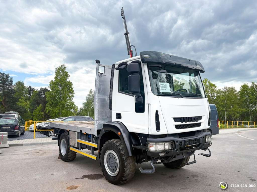 Iveco Eurocargo 4x4 HMF 202 Euro 6 mileage: 76,000 k - Camion grue: photos 3 Iveco Eurocargo 4x4 HMF 202 Euro 6 mileage: 76,000 k - Camion grue: photos 3