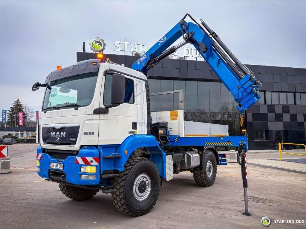 Camion grue, Camion plateau MAN  TGS 18.440 4x4 HIAB 166 E-4 CRANE KRAN MAN  TGS 18.440 4x4 HIAB 166 E-4 CRANE KRAN: photos 18