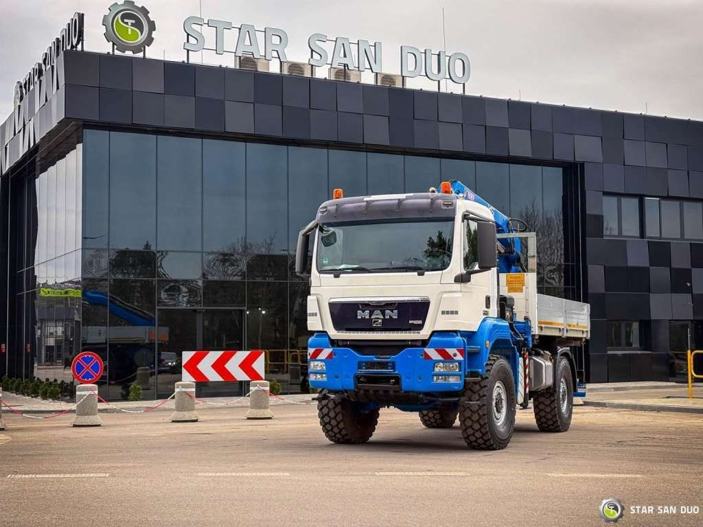Camion grue, Camion plateau MAN  TGS 18.440 4x4 HIAB 166 E-4 CRANE KRAN MAN  TGS 18.440 4x4 HIAB 166 E-4 CRANE KRAN: photos 28