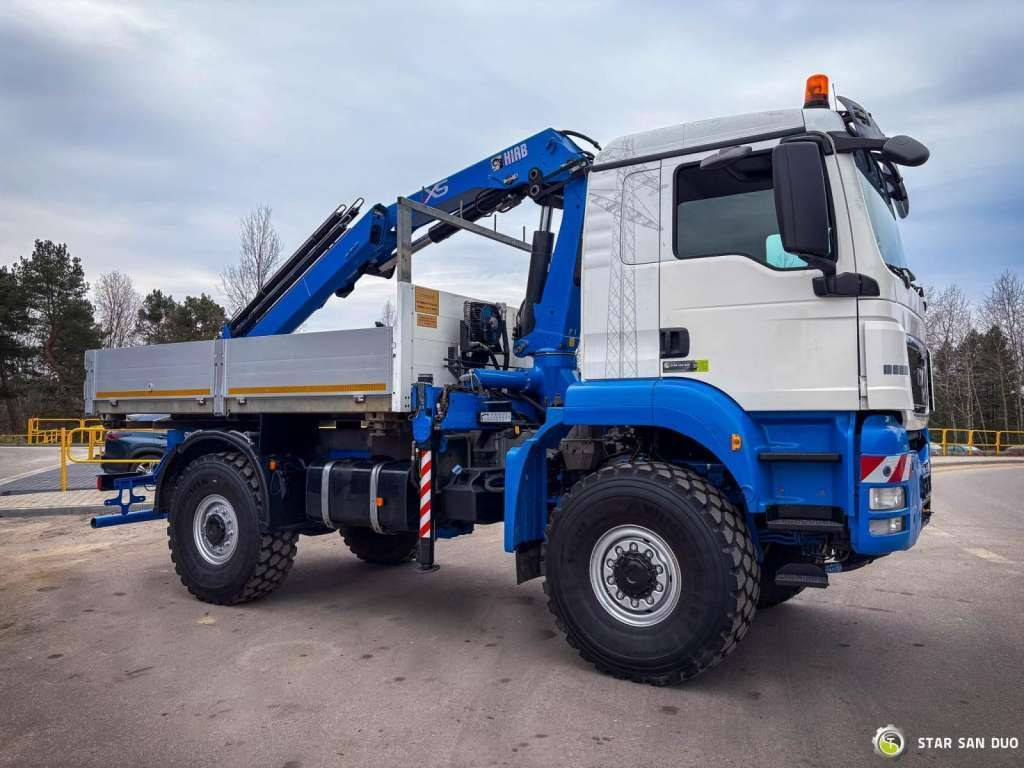 Camion grue, Camion plateau MAN  TGS 18.440 4x4 HIAB 166 E-4 CRANE KRAN MAN  TGS 18.440 4x4 HIAB 166 E-4 CRANE KRAN: photos 9