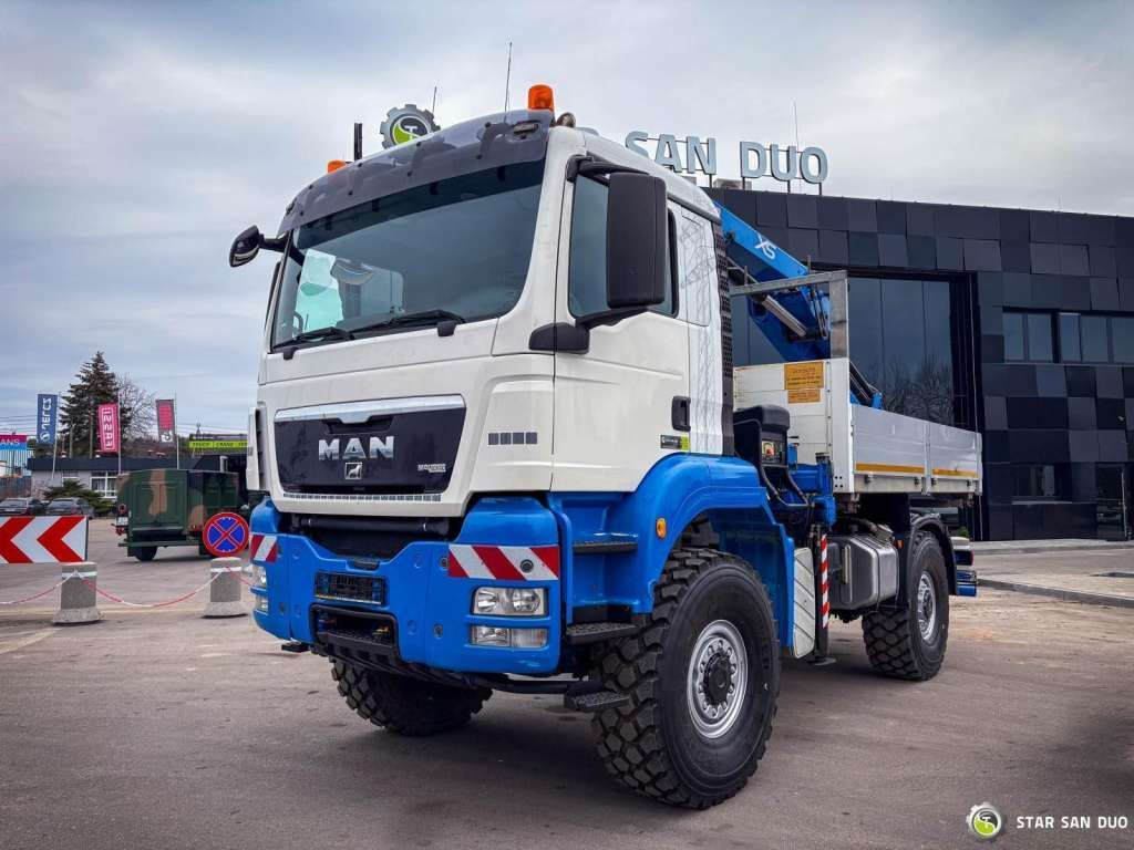 Camion grue, Camion plateau MAN  TGS 18.440 4x4 HIAB 166 E-4 CRANE KRAN MAN  TGS 18.440 4x4 HIAB 166 E-4 CRANE KRAN: photos 7