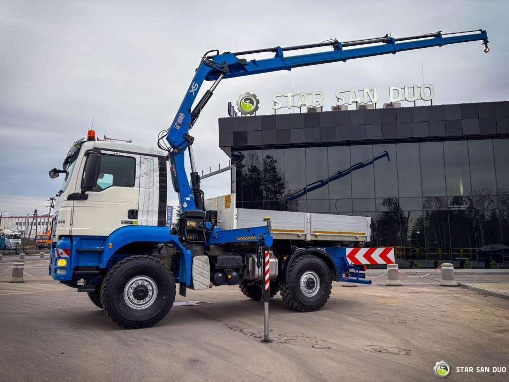 Camion grue, Camion plateau MAN  TGS 18.440 4x4 HIAB 166 E-4 CRANE KRAN MAN  TGS 18.440 4x4 HIAB 166 E-4 CRANE KRAN: photos 6
