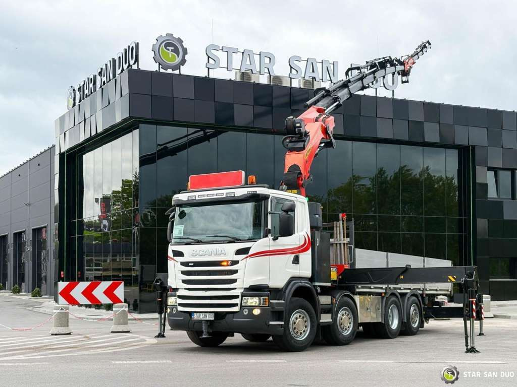 Scania G480 8x2 PALFINGER PK 53002 SH FlyJIB LowMileag - Camion grue: photos 1 Scania G480 8x2 PALFINGER PK 53002 SH FlyJIB LowMileag - Camion grue: photos 1