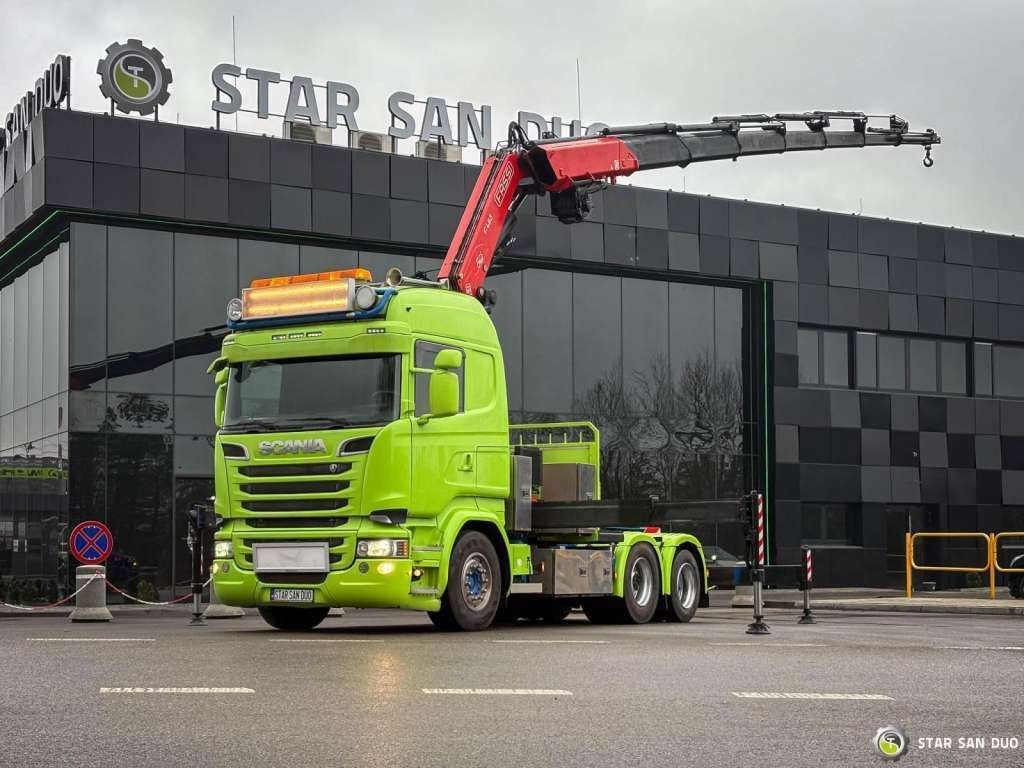 Scania R520 6x2 Fassi F485 Crane Kran Winch Euro 6 Scania R520 6x2 Fassi F485 Crane Kran Winch Euro 6 - Tracteur routier: photos 5 Scania R520 6x2 Fassi F485 Crane Kran Winch Euro 6 Scania R520 6x2 Fassi F485 Crane Kran Winch Euro 6 - Tracteur routier: photos 5