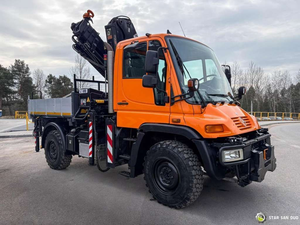 Camion grue, Camion plateau Unimog Mercedes-Benz UNIMOG U300 4x4 HIAB 122 D-3 CRANE Unimog Mercedes-Benz UNIMOG U300 4x4 HIAB 122 D-3 CRANE: photos 16