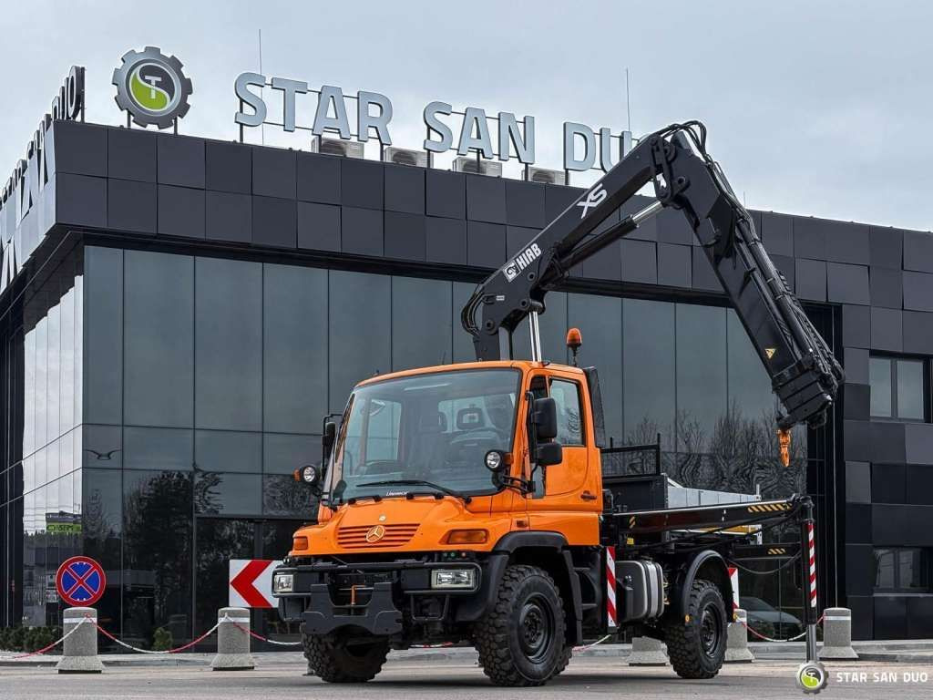 Camion grue, Camion plateau Unimog Mercedes-Benz UNIMOG U300 4x4 HIAB 122 D-3 CRANE Unimog Mercedes-Benz UNIMOG U300 4x4 HIAB 122 D-3 CRANE: photos 9