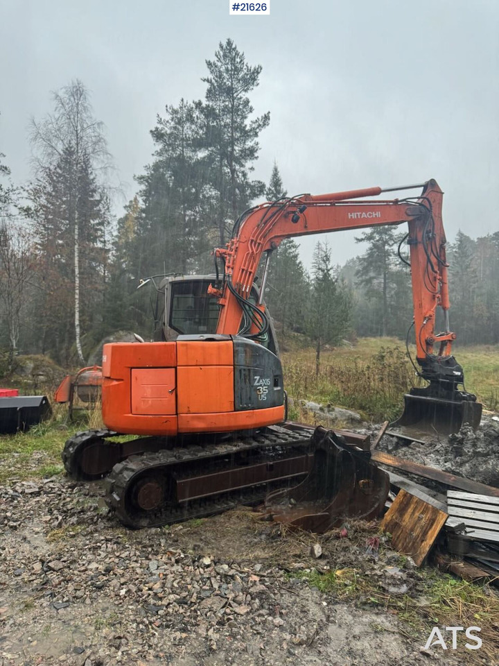 Hitachi ZX85 US Beltegraver m/ 2 skuffer SE VIDEO - Pelle sur chenille: photos 1 Hitachi ZX85 US Beltegraver m/ 2 skuffer SE VIDEO - Pelle sur chenille: photos 1