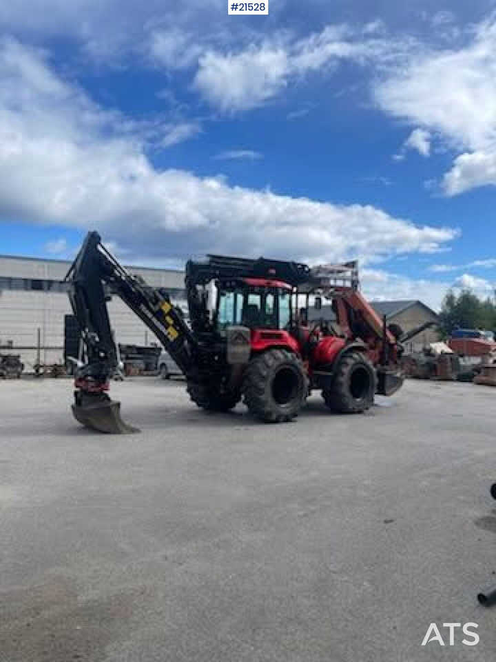 Huddig 1260C Traktorgraver m/ Palfinger kran, Lift, rototilt og skuffe - Tractopelle: photos 5 Huddig 1260C Traktorgraver m/ Palfinger kran, Lift, rototilt og skuffe - Tractopelle: photos 5
