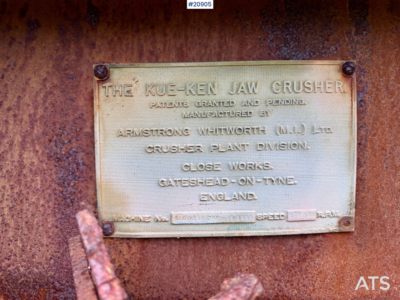 Concasseur à mâchoires KUE-KEN kjeftknuser: photos 10 Concasseur à mâchoires KUE-KEN kjeftknuser: photos 10
