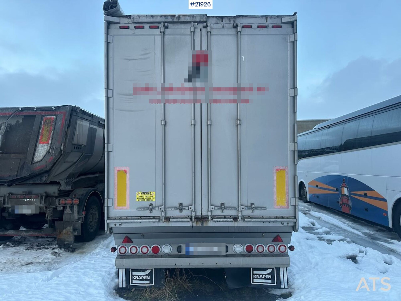 Knapen Kcw Walking floor 33 pallers - Semi-remorque à fond mouvant: photos 5 Knapen Kcw Walking floor 33 pallers - Semi-remorque à fond mouvant: photos 5