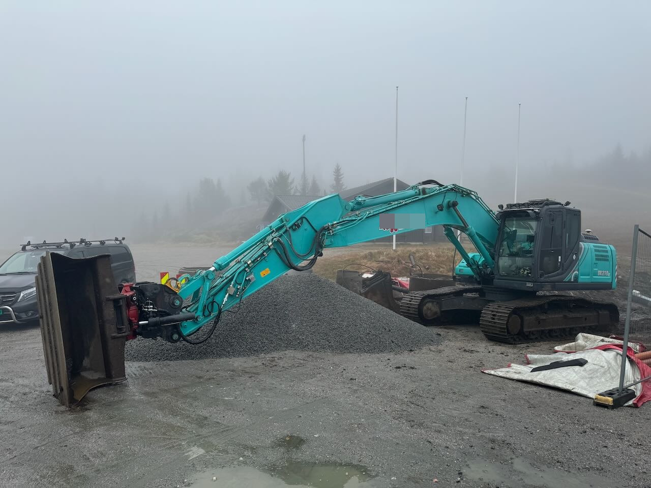 Kobelco SK210LC-10 Beltegraver m/ pusseskuffe, tilt og GPS - Pelle sur chenille: photos 2 Kobelco SK210LC-10 Beltegraver m/ pusseskuffe, tilt og GPS - Pelle sur chenille: photos 2