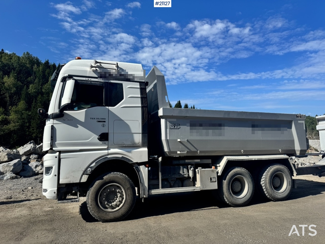 MAN TGX 33.580 - Camion benne: photos 3 MAN TGX 33.580 - Camion benne: photos 3