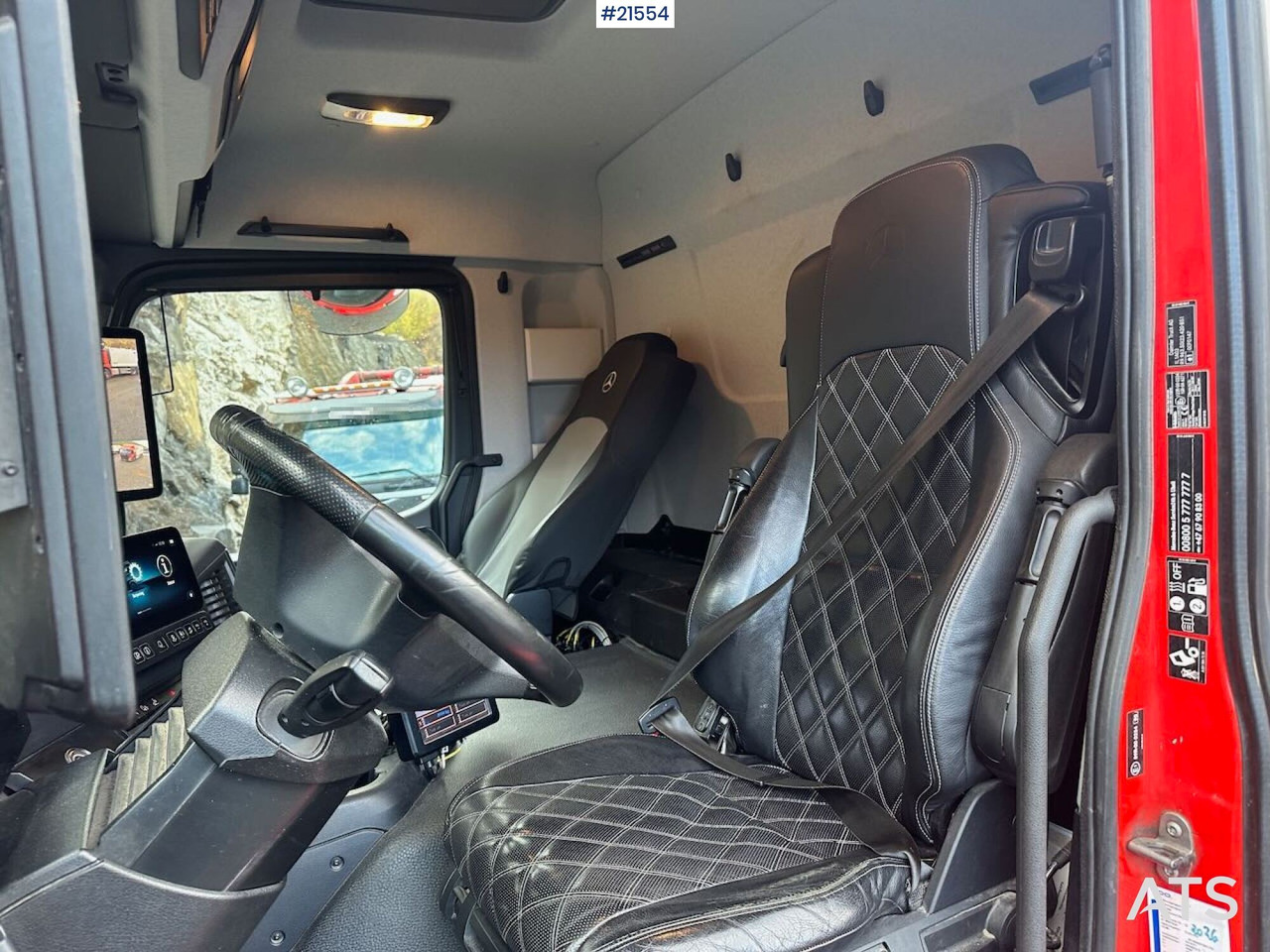 Benne à ordures ménagères Mercedes Actros 2543 6x2 2 – kammers komprimatorbil m/ 2020 JOAB Anaconda twin påbygg: photos 37