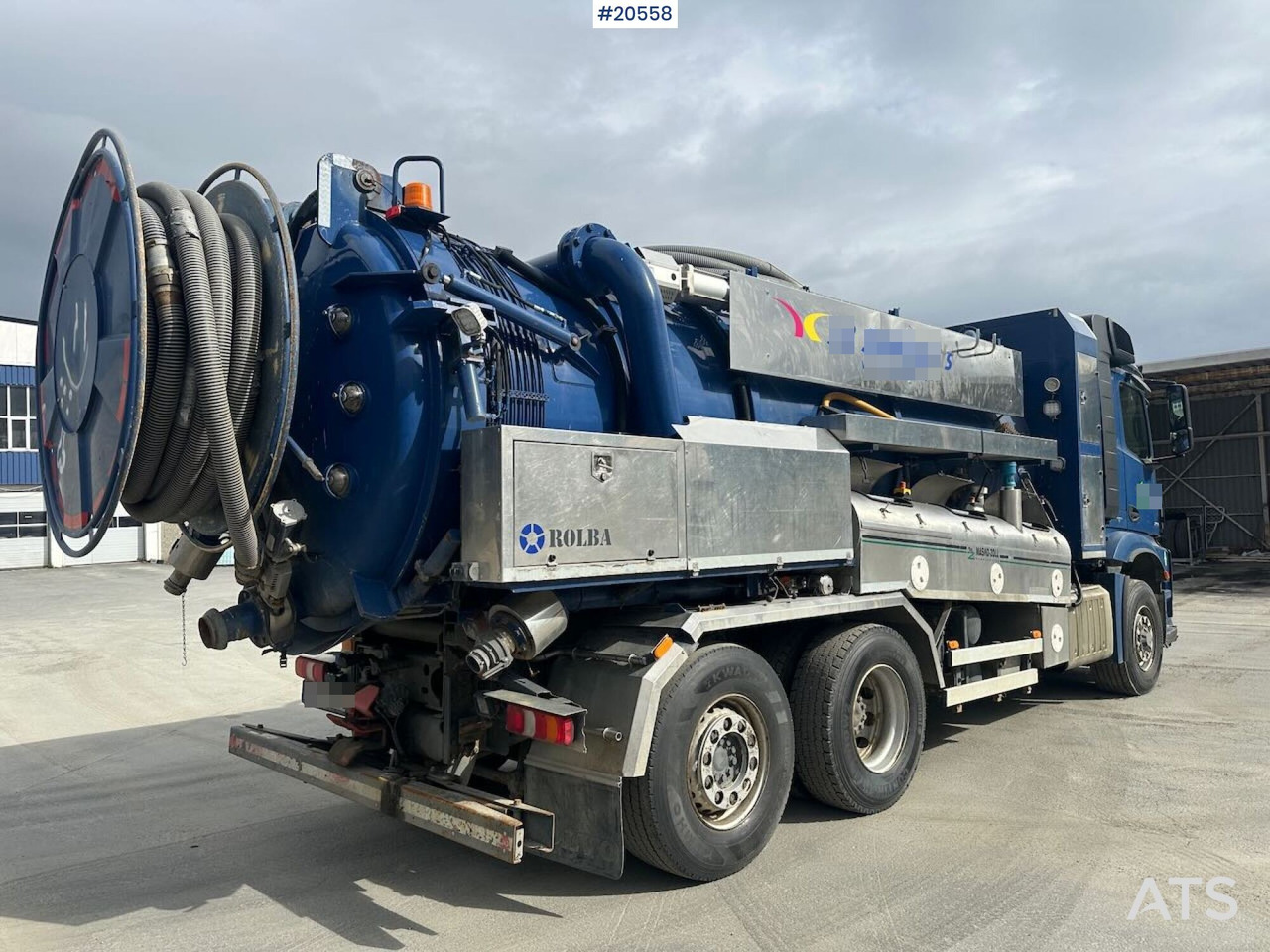 Mercedes Arocs - Camion hydrocureur: photos 5 Mercedes Arocs - Camion hydrocureur: photos 5