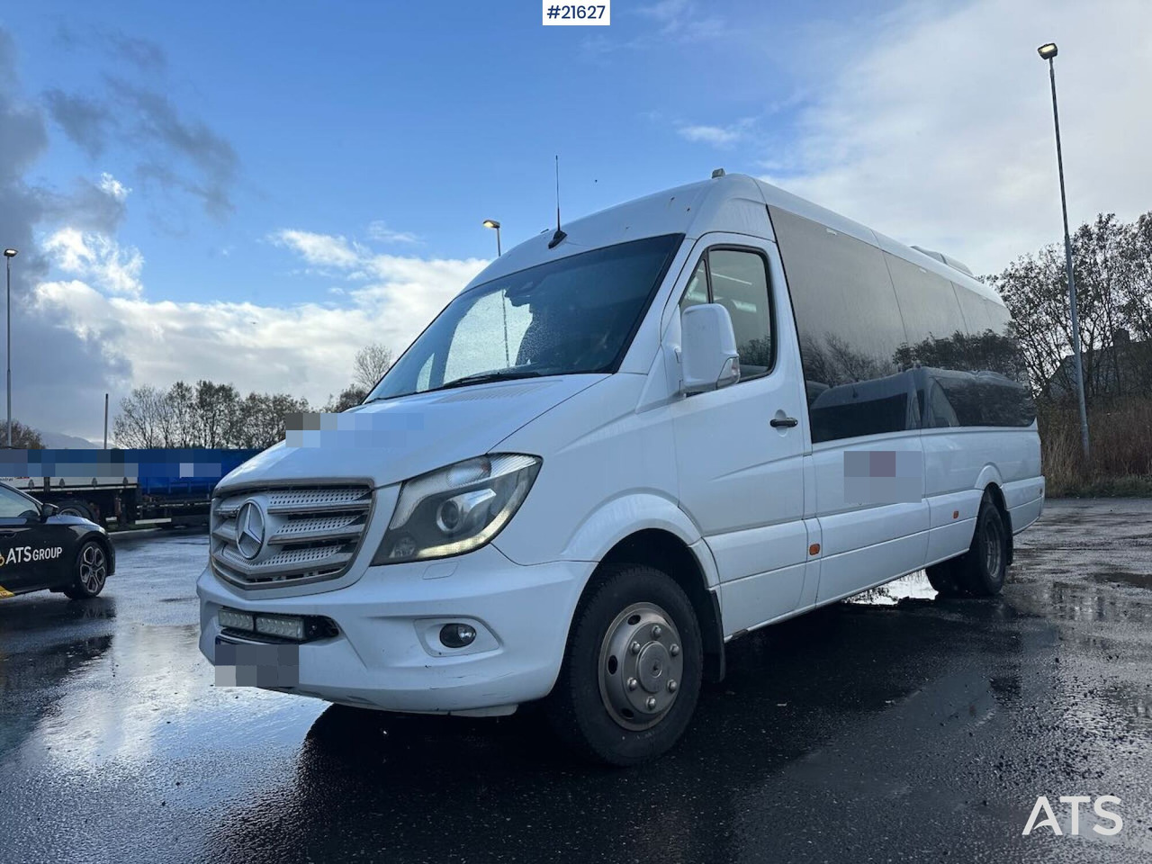 Mercedes Sprinter minibuss 4x2 m/ 16+1 seter, rullestolrampe og handikap plass. - Minibus, Transport de personnes: photos 1 Mercedes Sprinter minibuss 4x2 m/ 16+1 seter, rullestolrampe og handikap plass. - Minibus, Transport de personnes: photos 1