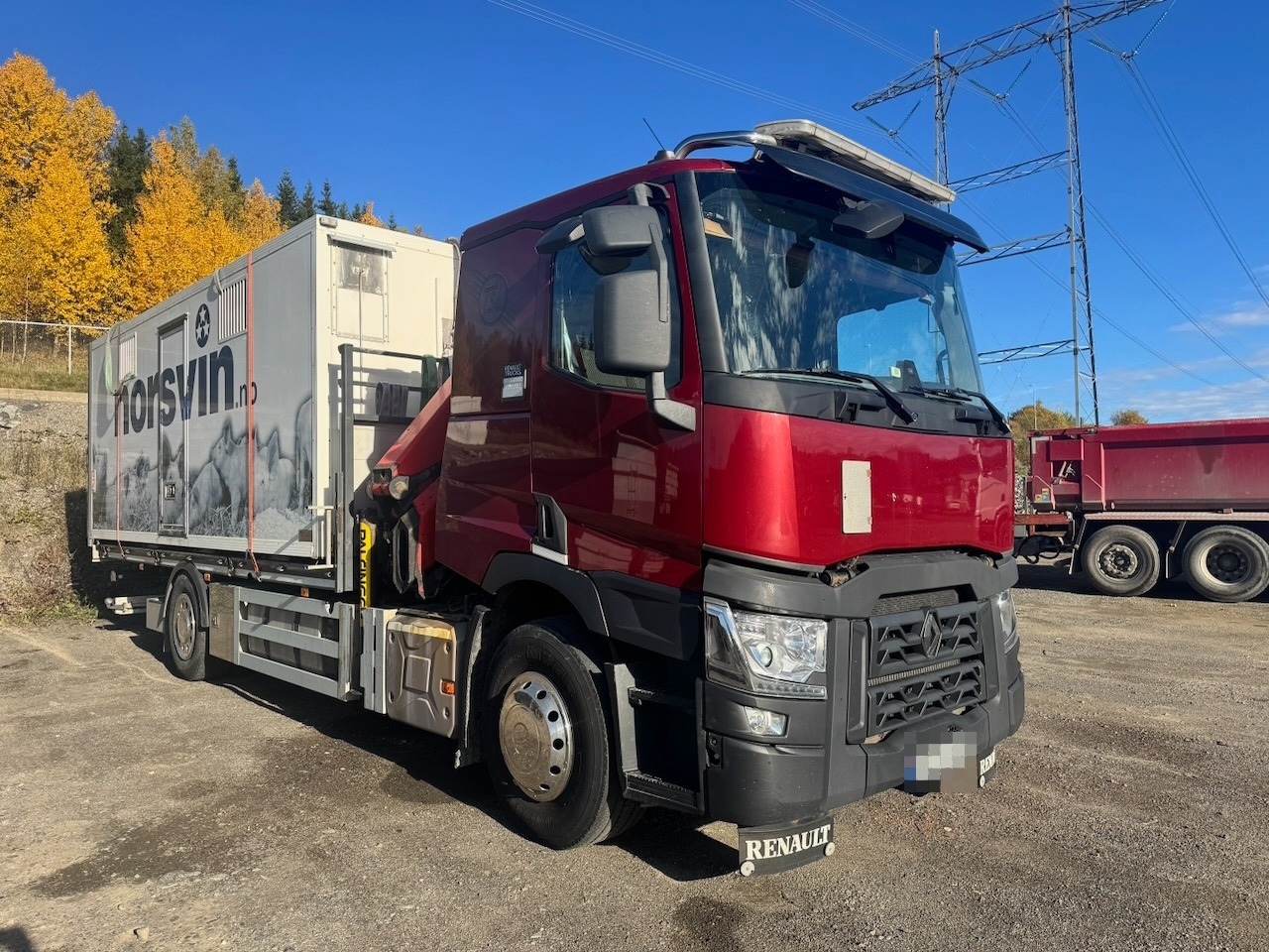 Renault Renault T380 6x2 Kranbil m/ 19 t/m Palfinger - Camion grue: photos 1 Renault Renault T380 6x2 Kranbil m/ 19 t/m Palfinger - Camion grue: photos 1
