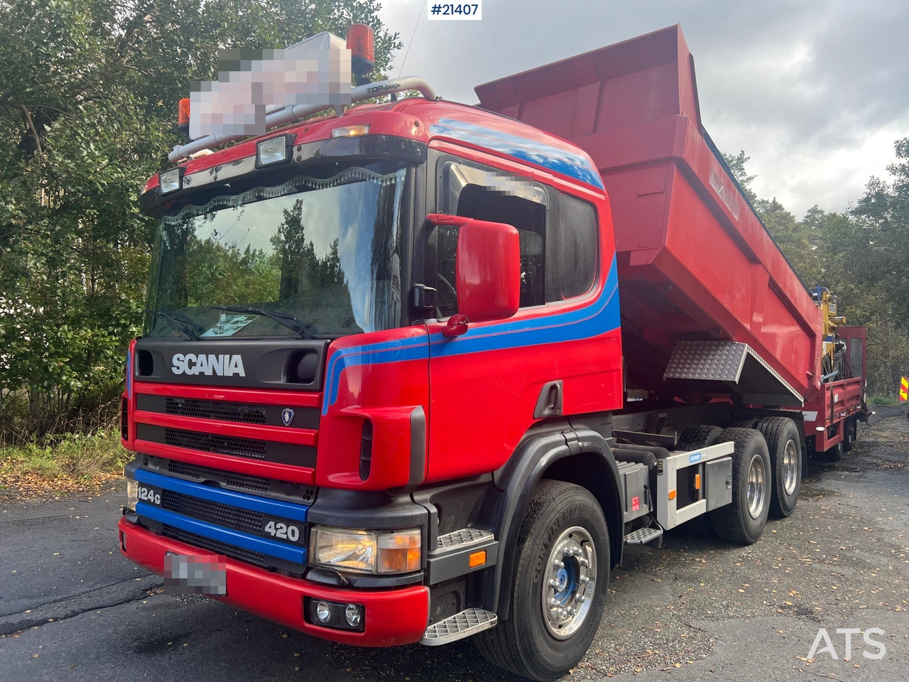 Scania P124G - Camion benne: photos 1 Scania P124G - Camion benne: photos 1