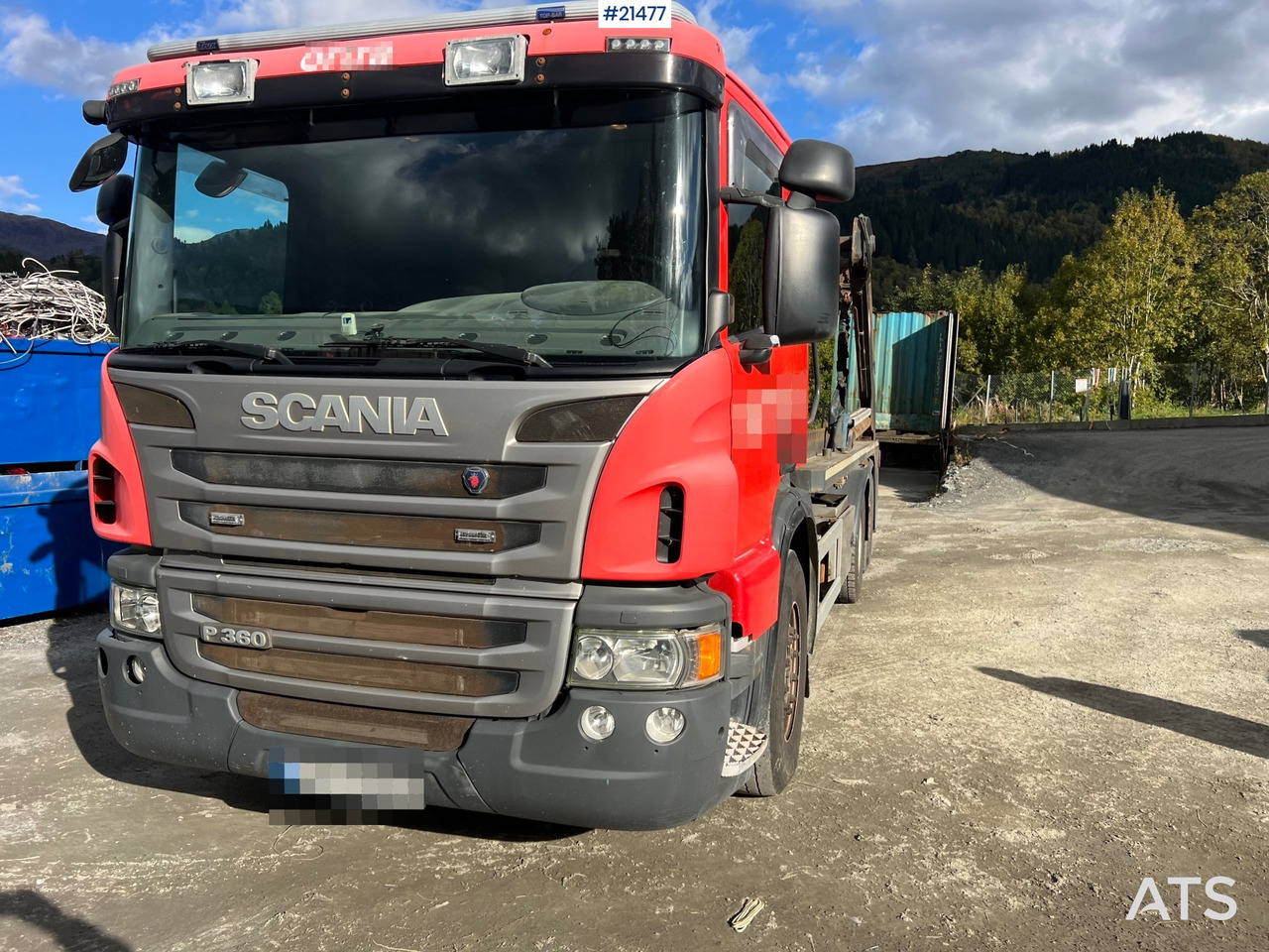 Camion porte-conteneur/ Caisse mobile Scania P360: photos 6