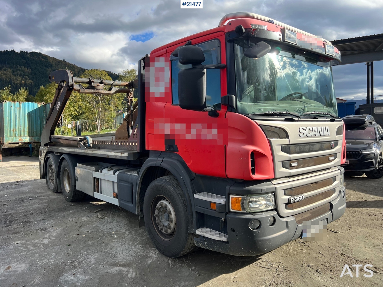 Camion porte-conteneur/ Caisse mobile Scania P360: photos 9
