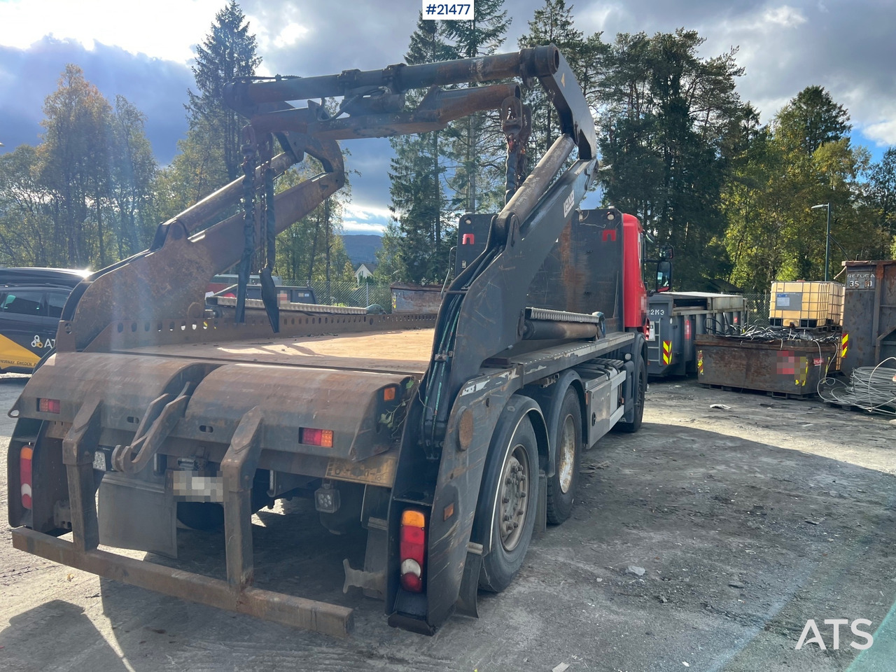 Camion porte-conteneur/ Caisse mobile Scania P360: photos 13