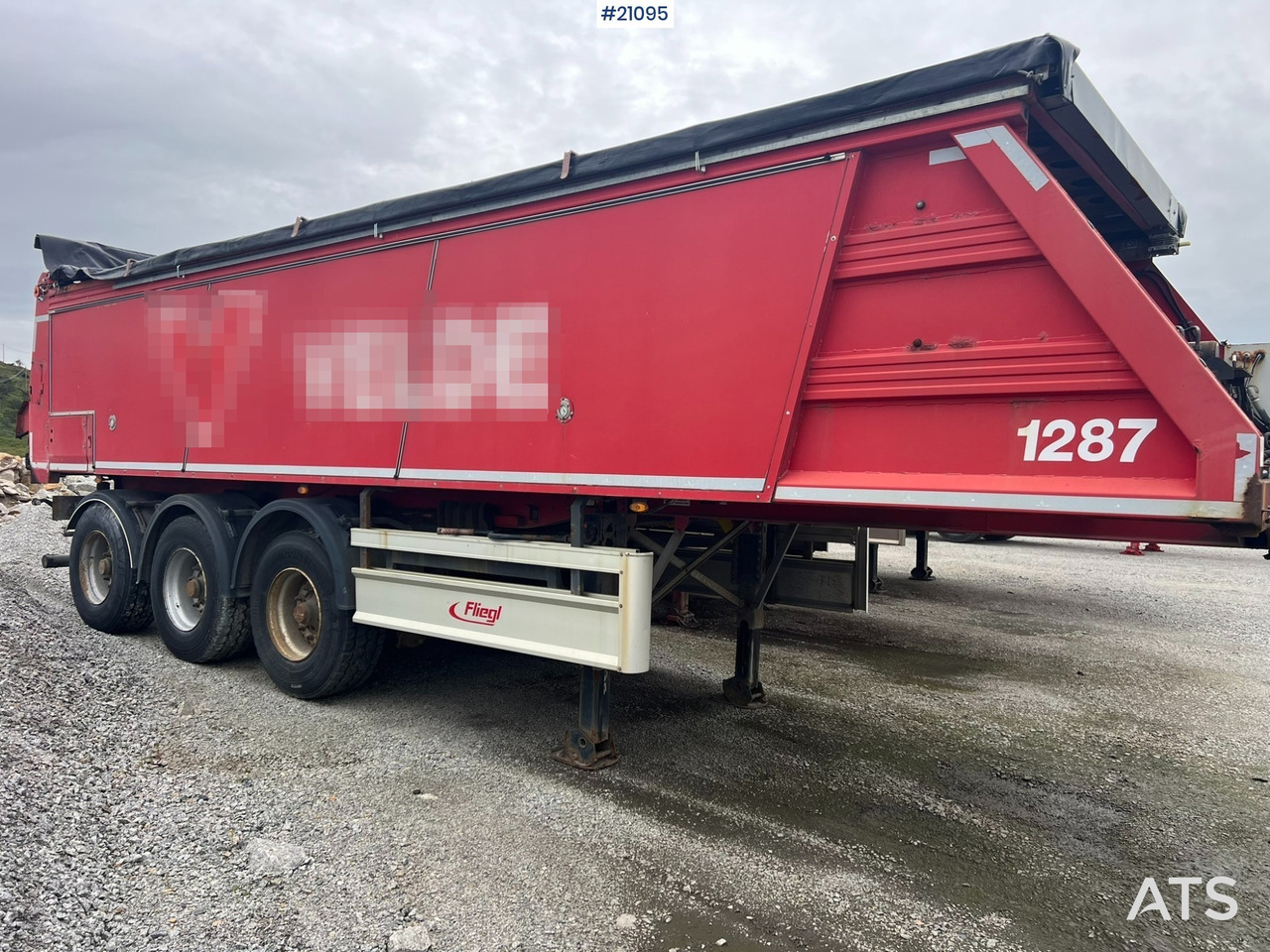 Fliegl Fahrzeugbau ass 3725 Asfaltsemi m/ Push off system og El.kapell - Semi-remorque, Travaux routiers: photos 5 Fliegl Fahrzeugbau ass 3725 Asfaltsemi m/ Push off system og El.kapell - Semi-remorque, Travaux routiers: photos 5