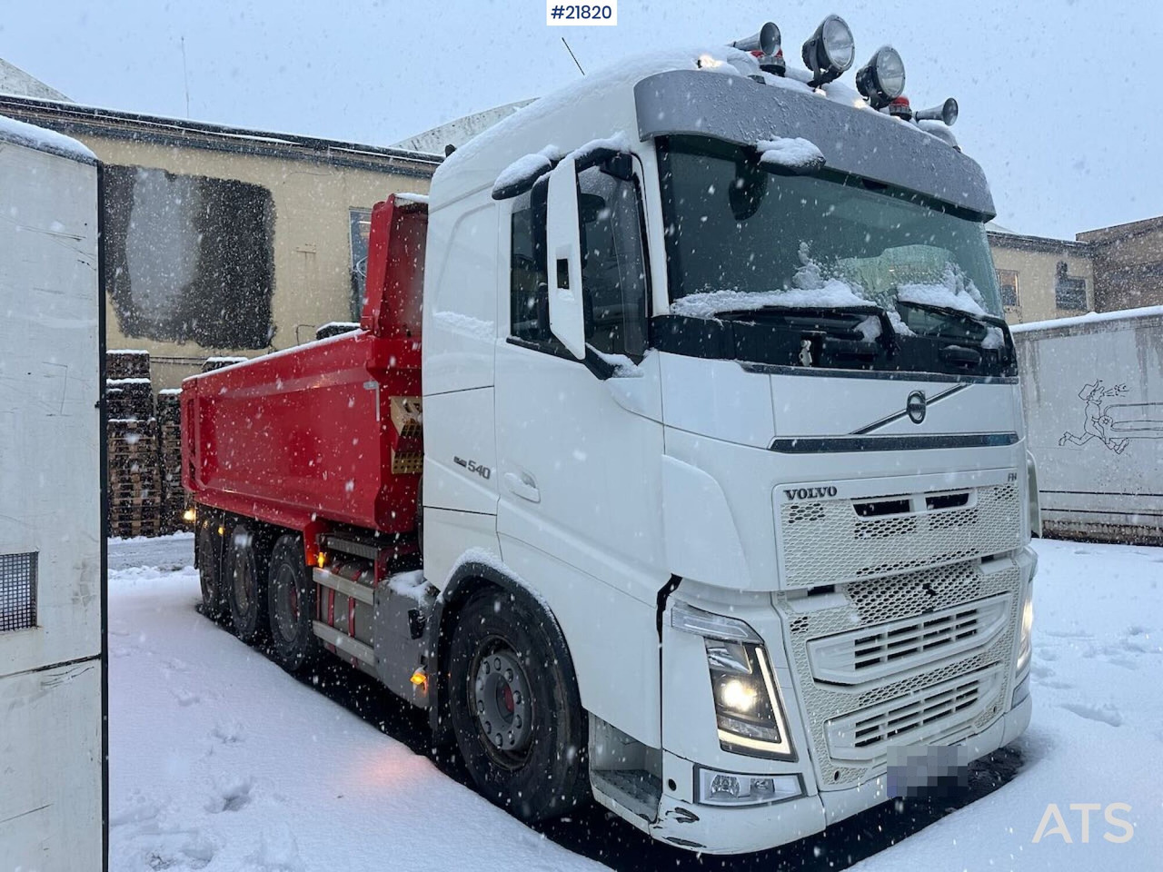 Volvo 2017 Volvo FH540 8x4 tippbil m/ ny dual clutch - Camion benne: photos 3 Volvo 2017 Volvo FH540 8x4 tippbil m/ ny dual clutch - Camion benne: photos 3