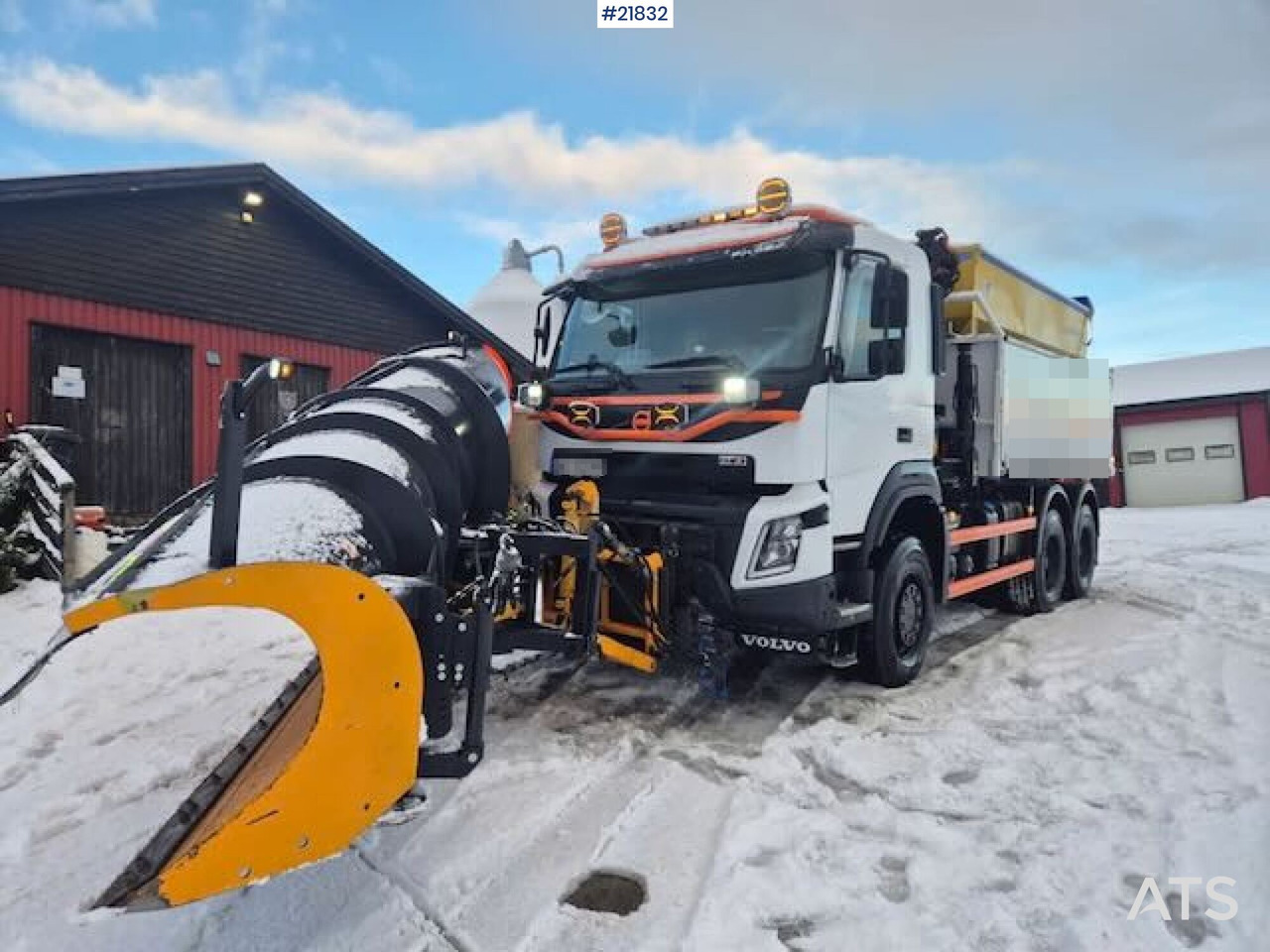 Volvo 2019 Volvo FMX 6x6 brøyterigget tippbil m/ 9,5 t/m kran, 2 sett dekk og lettkasse - Camion benne: photos 3 Volvo 2019 Volvo FMX 6x6 brøyterigget tippbil m/ 9,5 t/m kran, 2 sett dekk og lettkasse - Camion benne: photos 3
