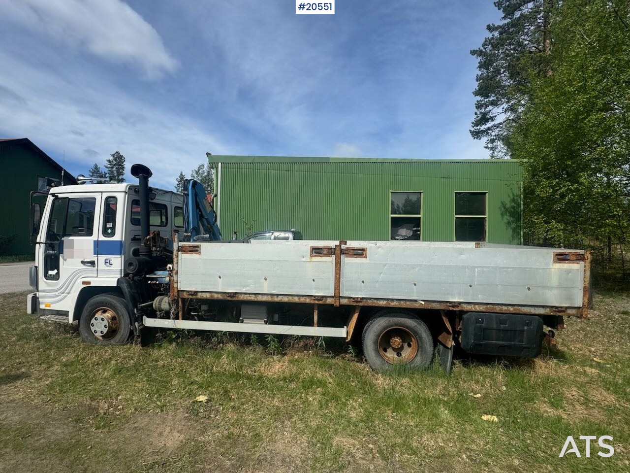 Volvo FL4 - Camion plateau, Camion grue: photos 2 Volvo FL4 - Camion plateau, Camion grue: photos 2