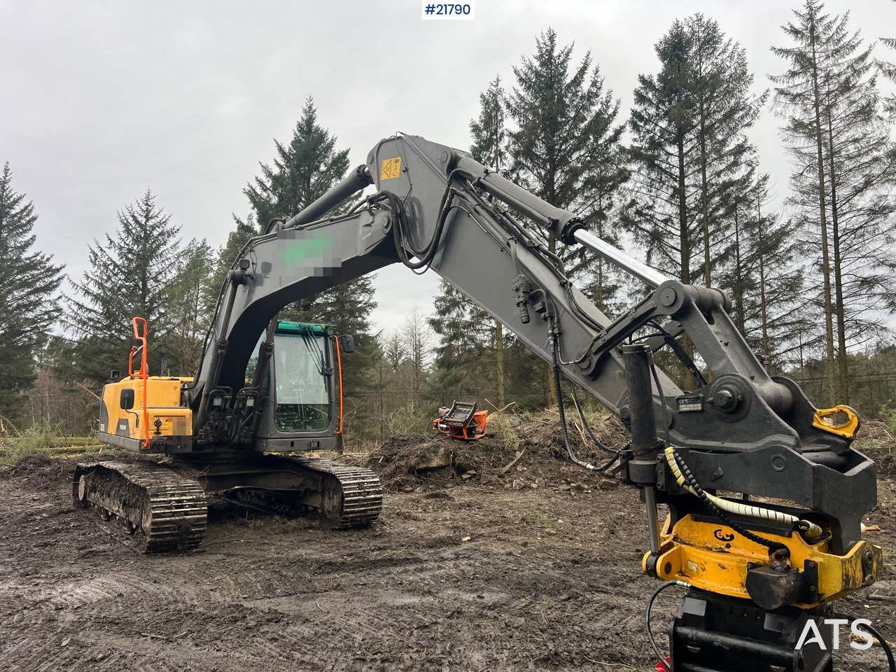 Volvo ec210cl gravemaskin m/ rototilt, pusseskuffe og tannskuffe - Pelle: photos 5 Volvo ec210cl gravemaskin m/ rototilt, pusseskuffe og tannskuffe - Pelle: photos 5
