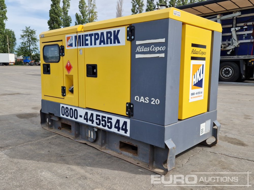 2016 Atlas Copco QAS20 - Groupe électrogène: photos 3 2016 Atlas Copco QAS20 - Groupe électrogène: photos 3