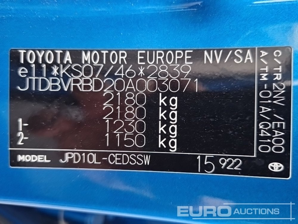 Voiture 2017 Toyota Mirai Fuel Cell, Hydrogen Hybrid, Automatic (German Reg. Docs. Available): photos 34