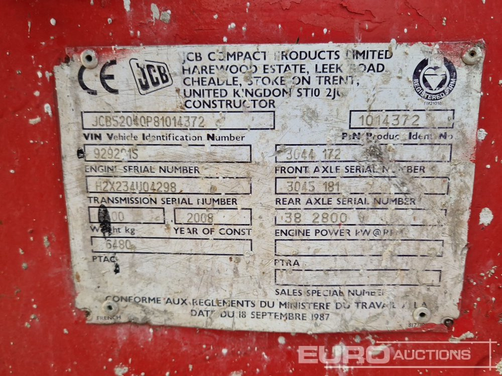 Chariot télescopique JCB 520-40: photos 24