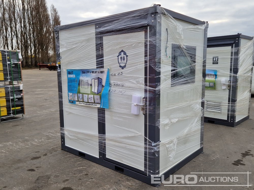Unused 2024 Portable Toilet, Shower, L2180 x W1620 x H2354mm - Conteneur comme habitat: photos 1 Unused 2024 Portable Toilet, Shower, L2180 x W1620 x H2354mm - Conteneur comme habitat: photos 1