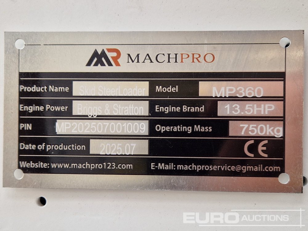 Mini chargeuse Unused 2025 Machpro MP360: photos 21