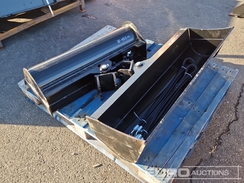 Unused 2025 Miva 40", 32" Tilt Ditching Bucket to suit 1-3 Ton Excavator, Pin Diameter 1” (2 of) - Godet: photos 2 Unused 2025 Miva 40", 32" Tilt Ditching Bucket to suit 1-3 Ton Excavator, Pin Diameter 1” (2 of) - Godet: photos 2