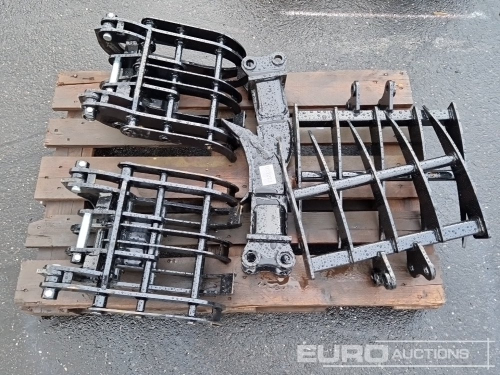 Unused 2025 Miva QTY (6) Ripper, Rake, Grab to suit 1-2 Ton Excavator, Pin Diameter 1” - Godet: photos 1 Unused 2025 Miva QTY (6) Ripper, Rake, Grab to suit 1-2 Ton Excavator, Pin Diameter 1” - Godet: photos 1