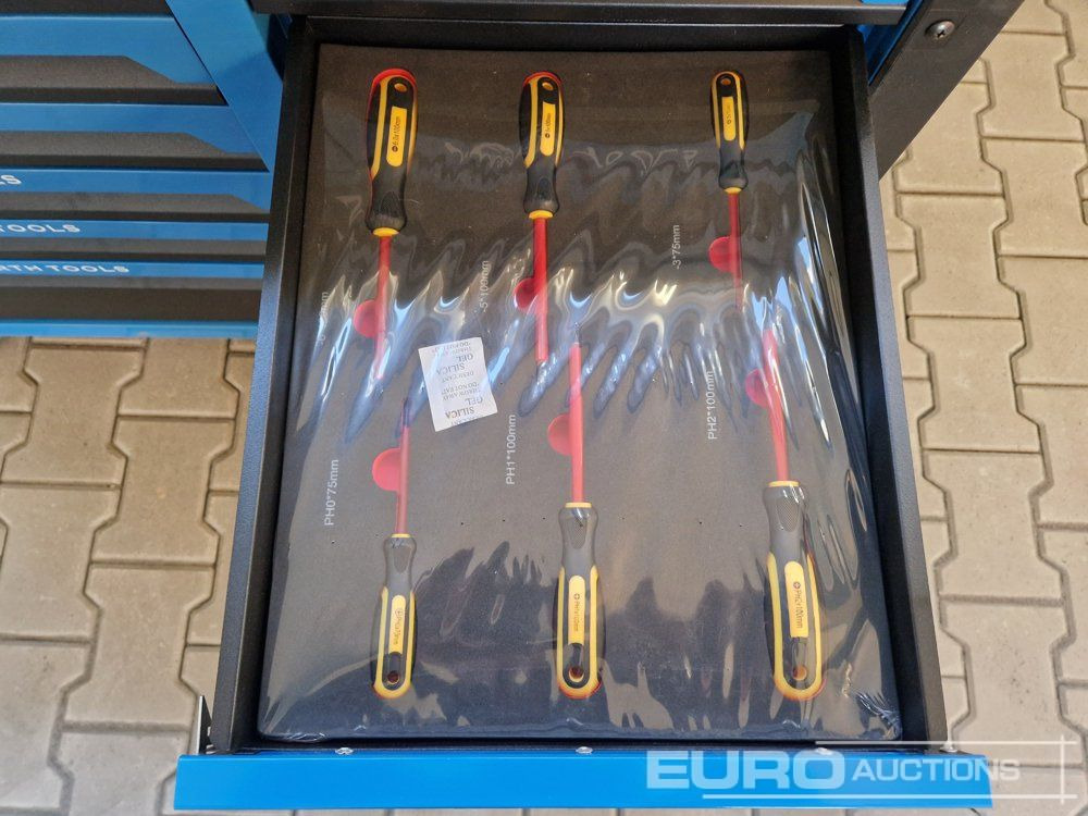 Matériel de chantier Unused NORTH-TOOL JUMBO-PRO 12 Drawer Tool Cabinet,  Professional Tools: photos 12