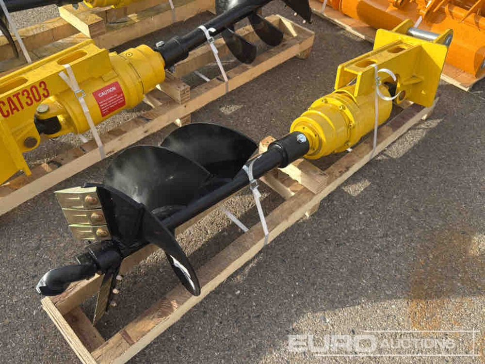 Unused 2025 GIYI Auger To Suit CAT 303 Excavator - Accessoire pour Pelle: photos 3 Unused 2025 GIYI Auger To Suit CAT 303 Excavator - Accessoire pour Pelle: photos 3