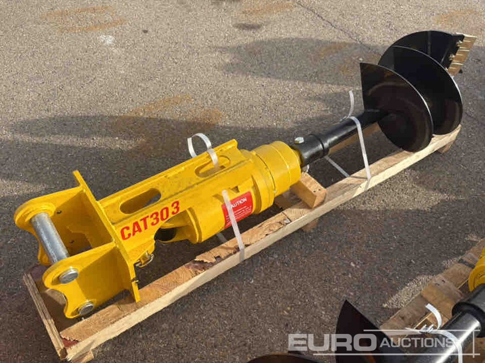 Unused 2025 GIYI Auger To Suit CAT 303 Excavator - Accessoire pour Pelle: photos 1 Unused 2025 GIYI Auger To Suit CAT 303 Excavator - Accessoire pour Pelle: photos 1