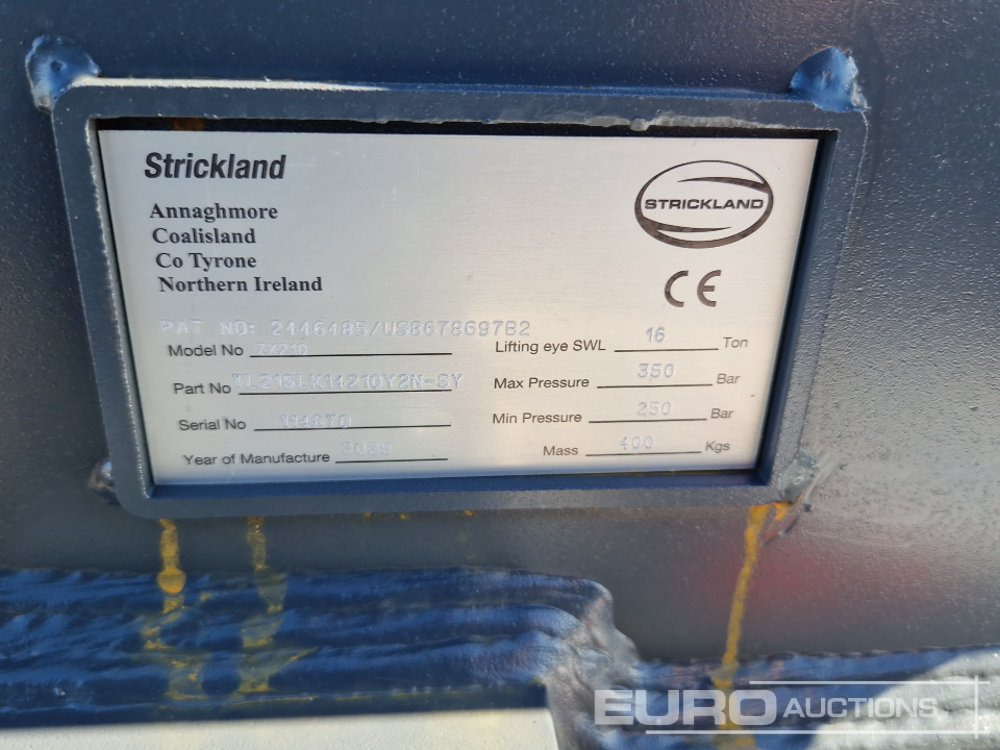 Strickland ZX210 - Attache rapide: photos 5 Strickland ZX210 - Attache rapide: photos 5